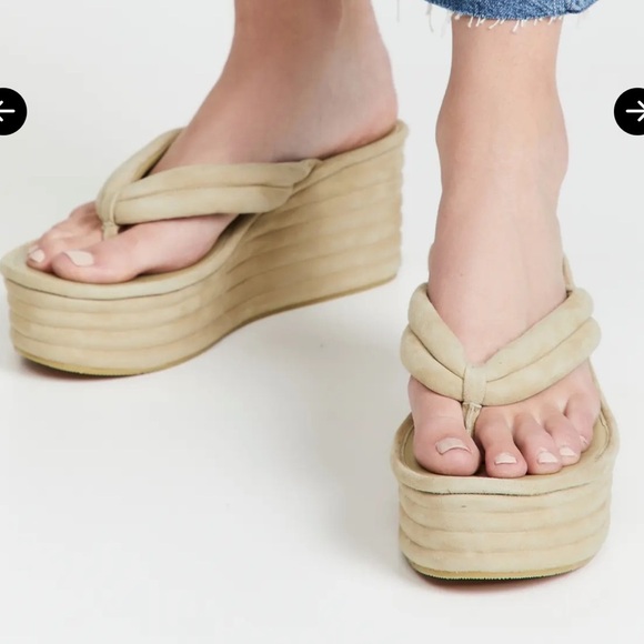 Veronica Beard Geno platform thong sandal - Picture 8 of 11